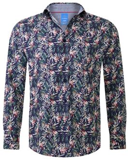 Lureaux Flowermista Overhemd-L Lureaux - Handgemaakte Nette Schoenen Voor Heren Blue