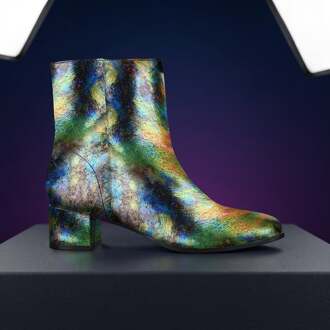 Lureaux Galaxy Glow Lady Boot Lureaux - Handgemaakte Nette Schoenen Voor Heren Blue - 37