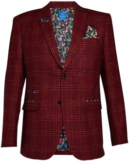 Lureaux Gentleman Red XL Lureaux - Handgemaakte Nette Schoenen Voor Heren Multicolor
