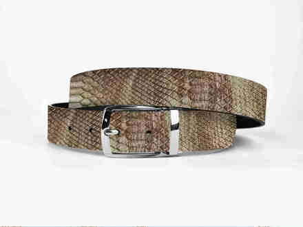 Lureaux Golden Viper (Riem) - One Size Lureaux - Nette Riemen Voor Heren Multicolor