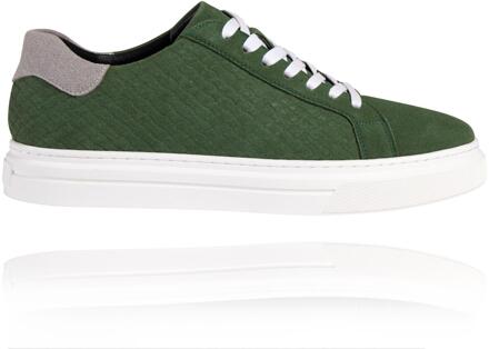 Lureaux Green Essential Sneakers Lureaux - Handgemaakte Nette Schoenen Voor Heren - 40