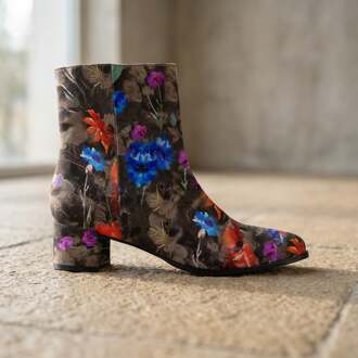 Lureaux Grey Velour Flora Lady Boot Lureaux - Handgemaakte Nette Schoenen Voor Heren Blue - 42