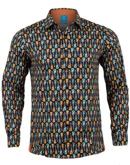 Lureaux Guitar Groove Overhemd L Lureaux - Handgemaakte Nette Schoenen Voor Heren Multicolor