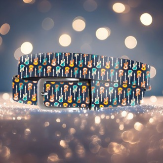 Lureaux Guitar (Riem) Lureaux - Nette Riemen Voor Heren Multicolor