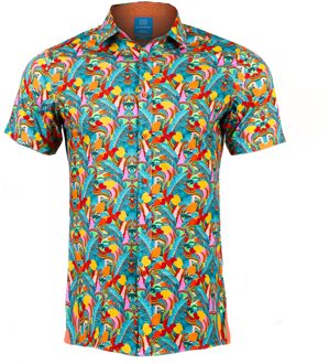 Lureaux Havana Breeze Short Sleeve Overhemd XL Lureaux - Handgemaakte Nette Schoenen Voor Heren Multicolor - 3