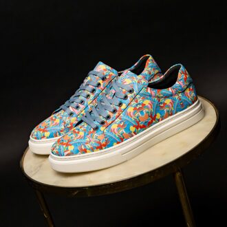 Lureaux Havana Breeze Sneakers Lureaux - Handgemaakte Nette Schoenen Voor Heren Multicolor - 42