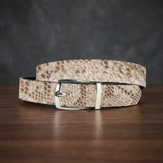Lureaux Ivory Python (Riem) Lureaux - Nette Riemen Voor Heren Multicolor
