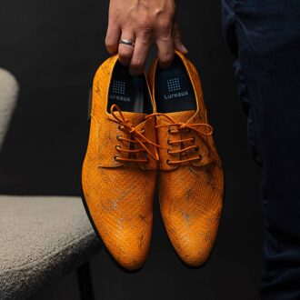 Lureaux Mandarino Lureaux - Handgemaakte Nette Schoenen Voor Heren Blue - 42