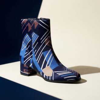 Lureaux Marine Mosaic Lady Boot Lureaux - Handgemaakte Nette Schoenen Voor Heren Blue - 41