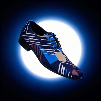 Lureaux Marine Mosaic Lureaux - Handgemaakte Nette Schoenen Voor Heren Green - 40