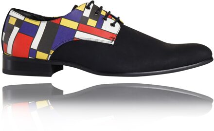 Lureaux Mondrianic Lureaux - Handgemaakte Nette Schoenen Voor Heren Multicolor - 45
