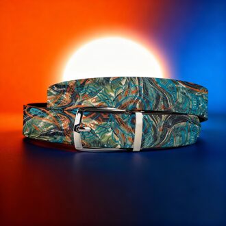 Lureaux Moss Mirage (Riem) Lureaux - Nette Riemen Voor Heren Multicolor