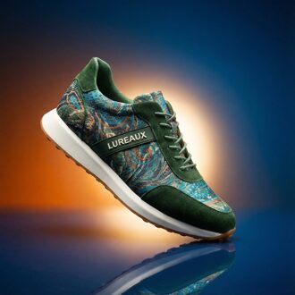 Lureaux Moss Mirage Runner Lureaux - Handgemaakte Nette Schoenen Voor Heren Multicolor - 39