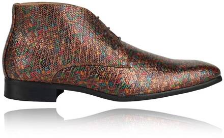 Lureaux Multicolor Spectrum High Lureaux - Handgemaakte Nette Schoenen Voor Heren - 48