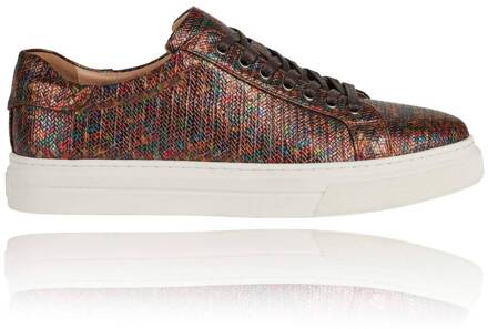 Lureaux Multicolor Spectrum Sneakers Lureaux - Handgemaakte Nette Schoenen Voor Heren - 48
