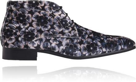 Lureaux Mystic Silver Blossom High Lureaux - Handgemaakte Nette Schoenen Voor Heren - 45