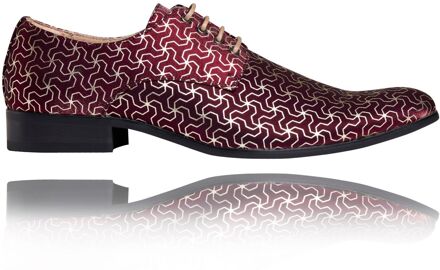 Lureaux Purple Majesty Lureaux - Handgemaakte Nette Schoenen Voor Heren Orange - 39