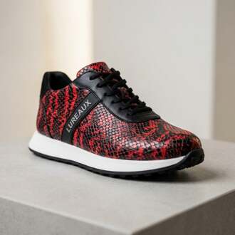 Lureaux Python Flame Runners Lureaux - Handgemaakte Nette Schoenen Voor Heren Multicolor - 45