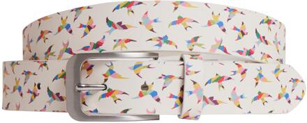 Lureaux Rainbow Birdy (Riem) Lureaux - Nette Riemen Voor Heren Multicolor - 100