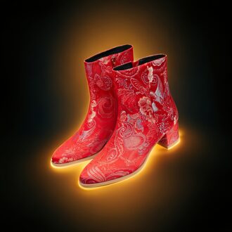 Lureaux Red Shadow Lady Boot Lureaux - Handgemaakte Nette Schoenen Voor Heren Blue - 42