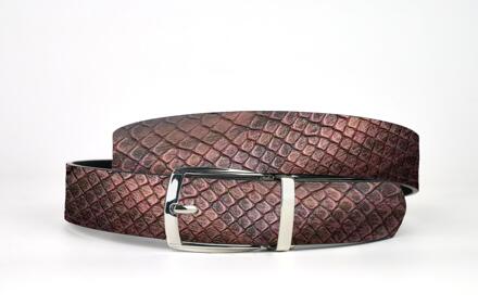 Lureaux Red Viper (Riem) Lureaux - Nette Riemen Voor Heren Multicolor