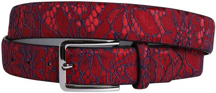 Lureaux Red Wonder (Riem) - One Size Lureaux - Nette Riemen Voor Heren Multicolor