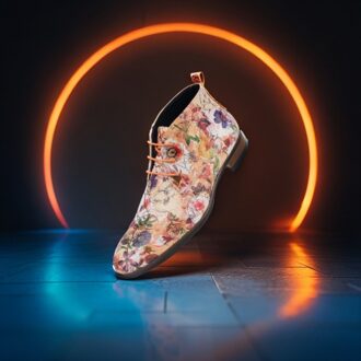 Lureaux Royal Bloom High Lureaux - Handgemaakte Nette Schoenen Voor Heren Multicolor - 48