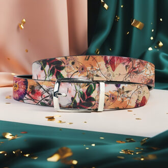 Lureaux Royal Bloom (Riem) Lureaux - Nette Riemen Voor Heren Multicolor