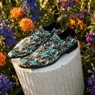 Lureaux Sakura Horizon Lureaux - Handgemaakte Nette Schoenen Voor Heren Blue - 48