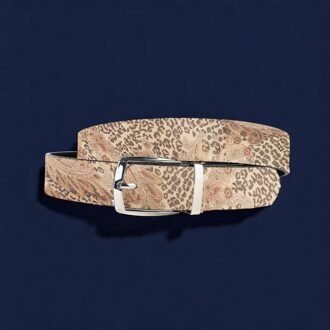 Lureaux Sand Paisley Panther (Riem) Lureaux - Nette Riemen Voor Heren Multicolor