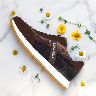 Lureaux Savanna Scale Runner Lureaux - Handgemaakte Nette Schoenen Voor Heren Multicolor - 44