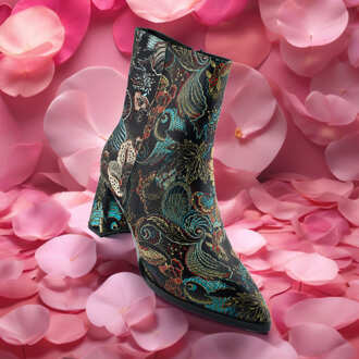 Lureaux Shiny Shadow Boot Lureaux - Handgemaakte Nette Schoenen Voor Heren Black - 39