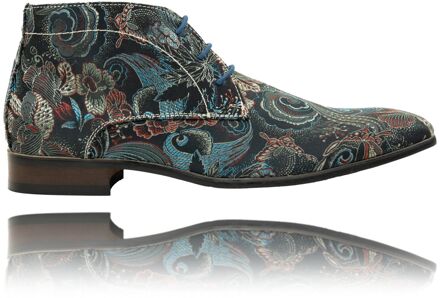 Lureaux Shiny Shadow High Lureaux - Handgemaakte Nette Schoenen Voor Heren Black - 42