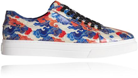 Lureaux Shiny Wave Sneakers Lureaux - Handgemaakte Nette Schoenen Voor Heren Multicolor - 42