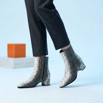 Lureaux Snow Leopard Lady Boot Lureaux - Handgemaakte Nette Schoenen Voor Heren Blue - 40