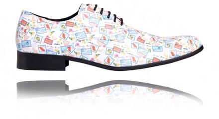 Lureaux Tropical Paradise Lureaux - Handgemaakte Nette Schoenen Voor Heren Multicolor - 48