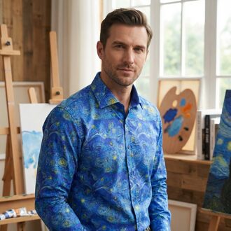 Lureaux Vincent's Vision Overhemd XL Lureaux - Handgemaakte Nette Schoenen Voor Heren Multicolor - 4