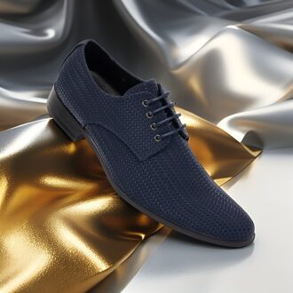 Lureaux Vittorio Blue Lureaux - Handgemaakte Nette Schoenen Voor Heren Multicolor - 44