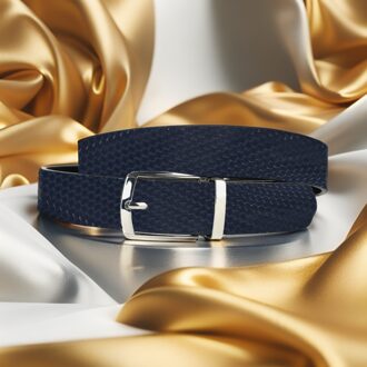 Lureaux Vittorio Blue (Riem) Lureaux - Nette Riemen Voor Heren Multicolor