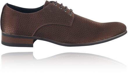 Lureaux Vittorio Lureaux - Handgemaakte Nette Schoenen Voor Heren Brown - 39