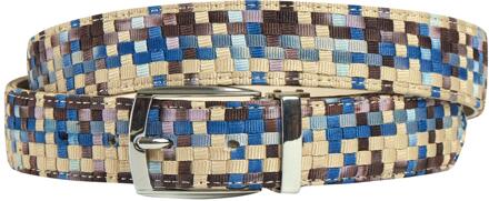 Lureaux Weavy Blue (Riem) Lureaux - Nette Riemen Voor Heren Multicolor