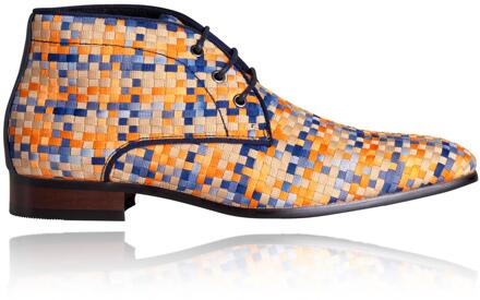 Lureaux Weavy Yellow High Lureaux - Handgemaakte Nette Schoenen Voor Heren Multicolor - 44