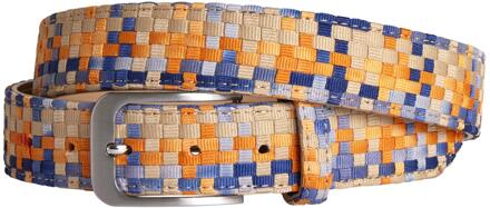 Lureaux Weavy Yellow (Riem) Lureaux - Nette Riemen Voor Heren Blue - 90