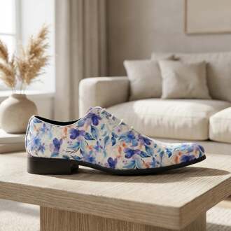 Lureaux Whispering Blossom Lureaux - Handgemaakte Nette Schoenen Voor Heren Green - 45