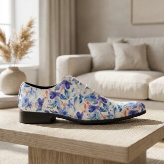 Lureaux Whispering Blossom Lureaux - Handgemaakte Nette Schoenen Voor Heren Green - 47