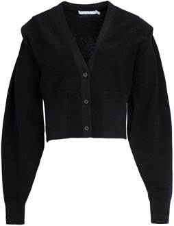 Lurex trui met schouder detail Skye  zwart - S,M,L,