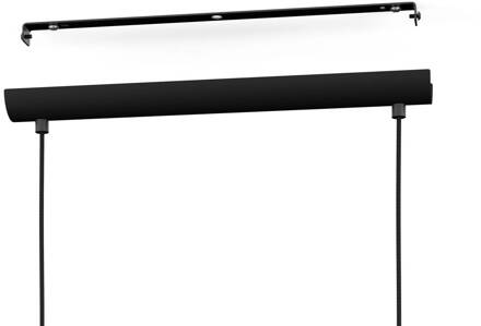 Lurone Hanglamp - E27 - 100 cm - Zwart|Koper