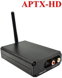 Lusya Csr8675 Bluetooth 5.0 Draadloze Ontvanger Aptx Hd/Ldac PCM5102A Dac Decodering 3.5Mm Rca Uitgang 24bit Met Antenne APTXHD zwart C4-011 / 1 bundel