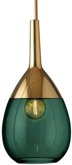 Lute S hanglamp goud klimopgroen goud, groen