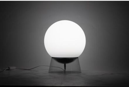 Lutec Connect Tafellamp Globe Zwart Led Wit En Gekleurd Licht ⌀20cm